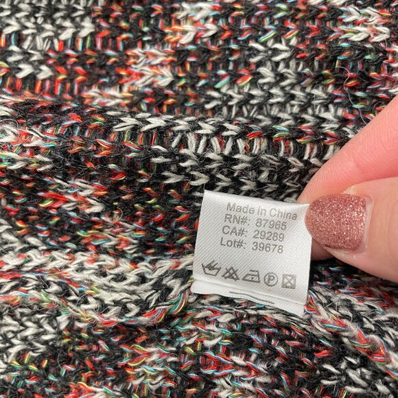 ELAN SWEATER CARDIGAN AZTEC TRIBAL POCKETS WOOL BLEND KNIT LAGENLOOK SIZE M - Picture 8 of 9